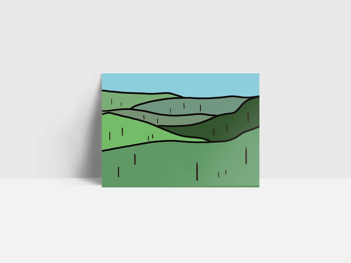 Postcard_The green